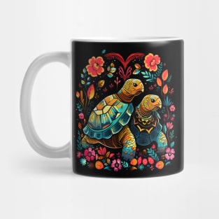 Tortoise Couple Valentine Mug